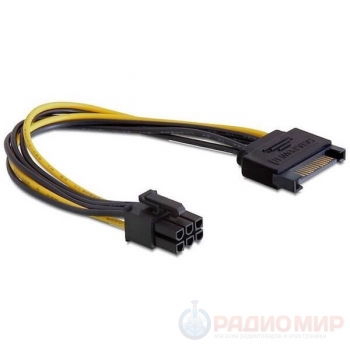 Переходник питания SATA->PCI Express 6pin CC-PSU-SATA